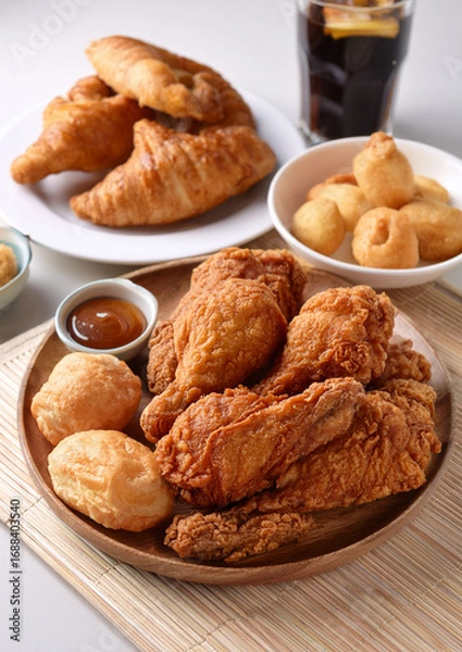 Obraz 美味しそうな「フライドチキン」