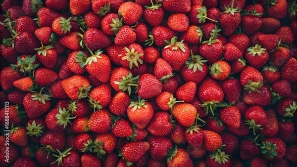 Obraz Fresh Organic Strawberries