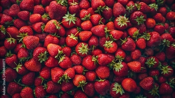Obraz Fresh Organic Strawberries