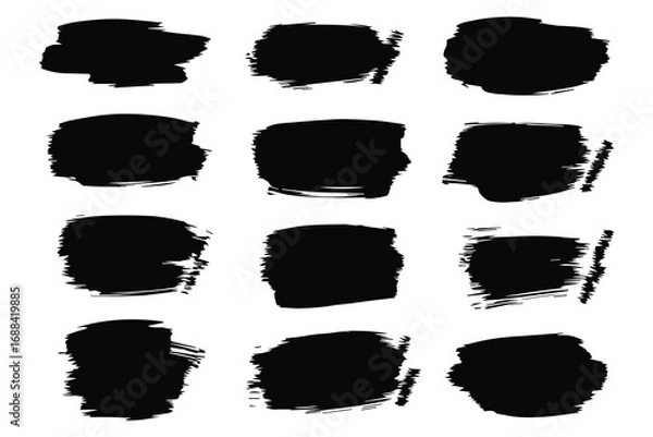 Fototapeta Abstract brush stroke design with vibrant color splashes and dynamic lines perfect for artistic backgrounds and modern graphic elements