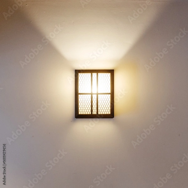 Fototapeta Empty Modern Interior Room with Large Window