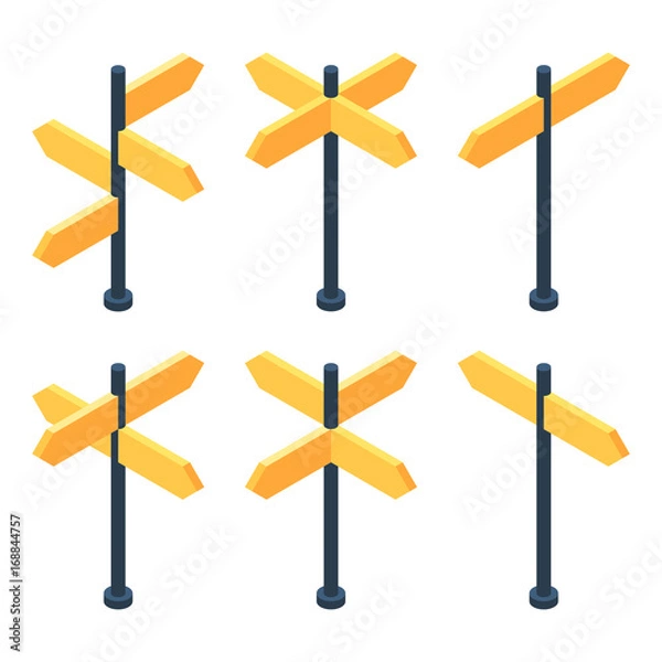 Obraz Signs in different directions