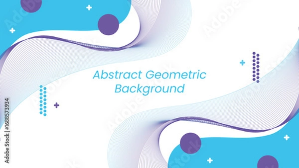 Obraz wave abstract background vector