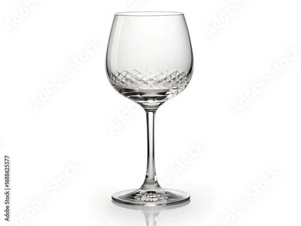 Obraz empty wine glass