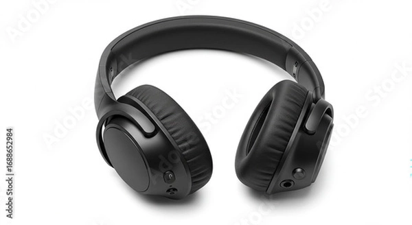 Obraz headphones isolated on white background