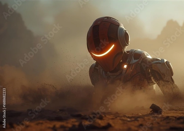 Fototapeta spaceship flying through the clouds