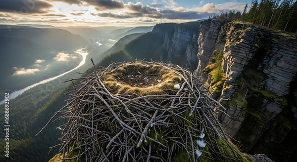 Obraz Wilderness View from an Eagle's Nest
