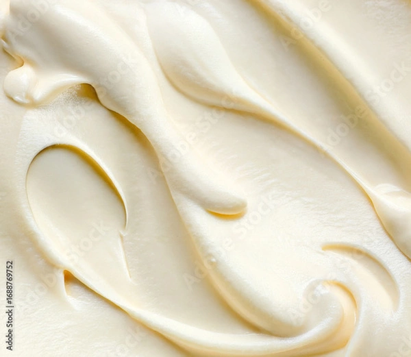 Obraz Smooth creamy texture close up