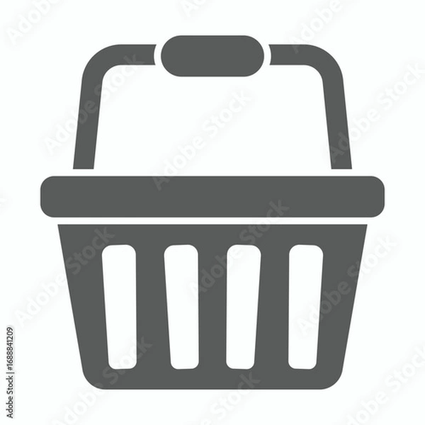 Fototapeta basket icon