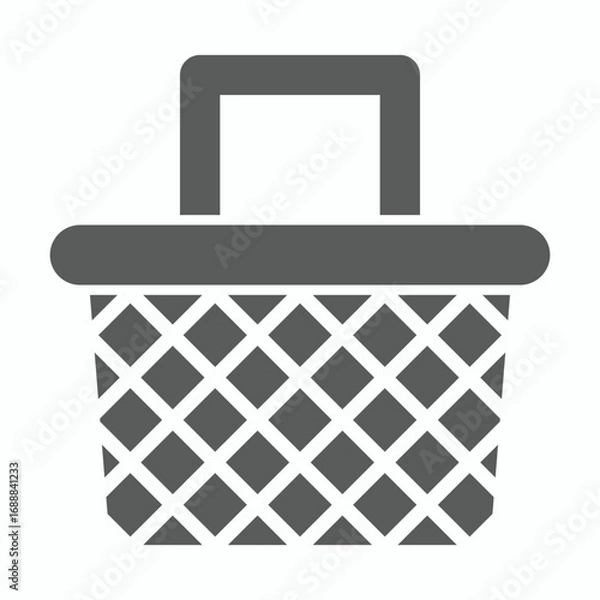 Fototapeta basket icon