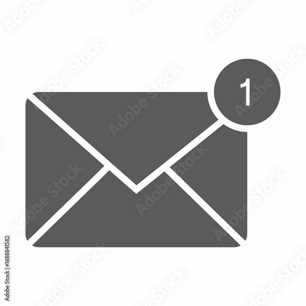 Fototapeta letter icon, mail vector
