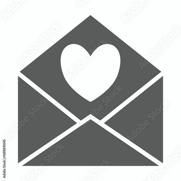 Fototapeta letter icon, mail vector
