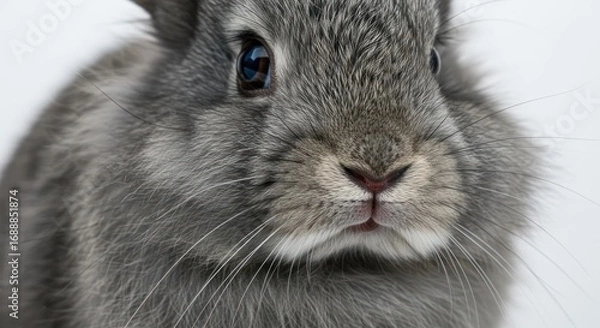 Obraz Close-up of a koi fish tail, displaying vibrant orange and white patterns, against a dark background.