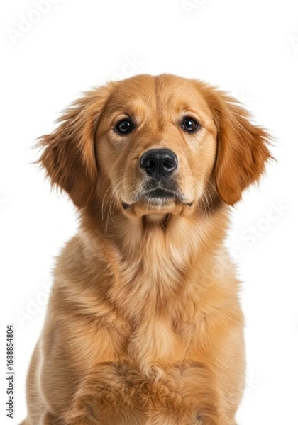 Obraz Close-up of a koi fish tail, displaying vibrant orange and white patterns, against a dark background.