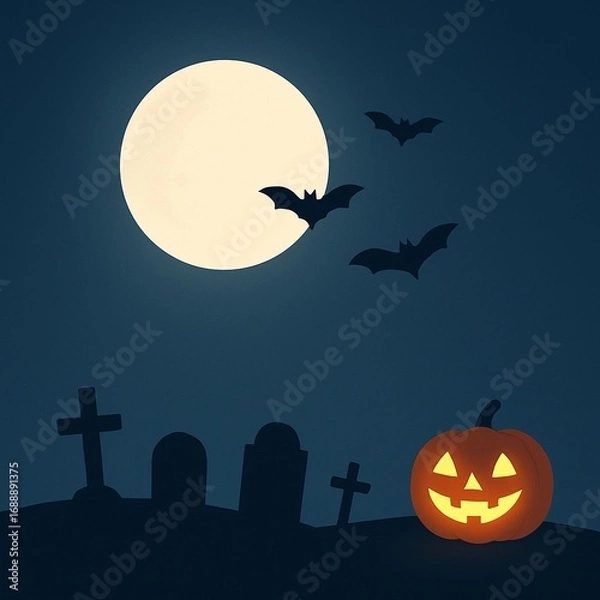 Fototapeta halloween background with pumpkin