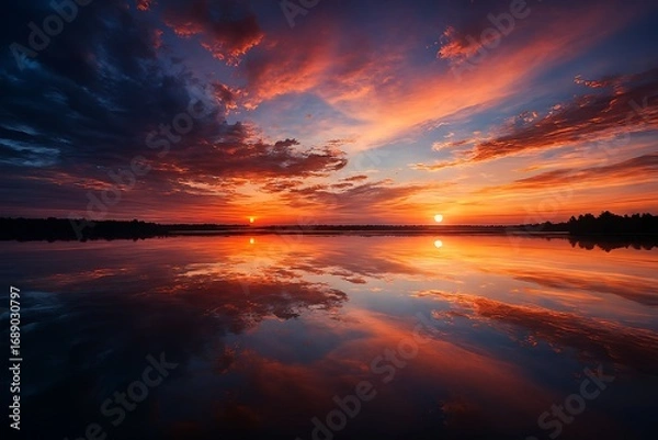 Obraz Dual Horizon Reflection