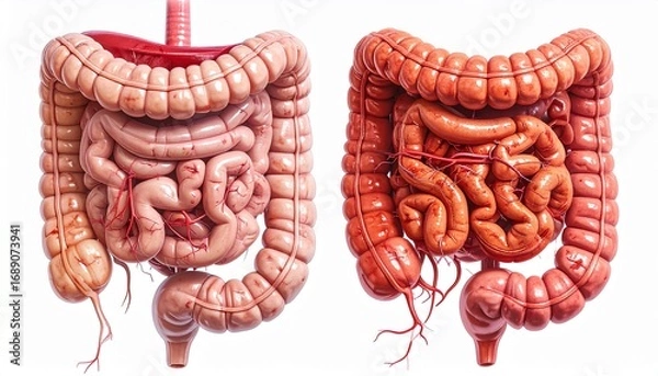 Fototapeta Small & Large Intestines