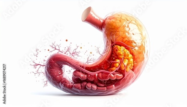 Fototapeta Stomach – Digestive System