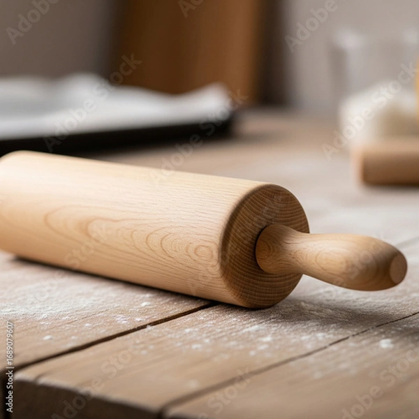 Fototapeta AI Generated Rolling Pin