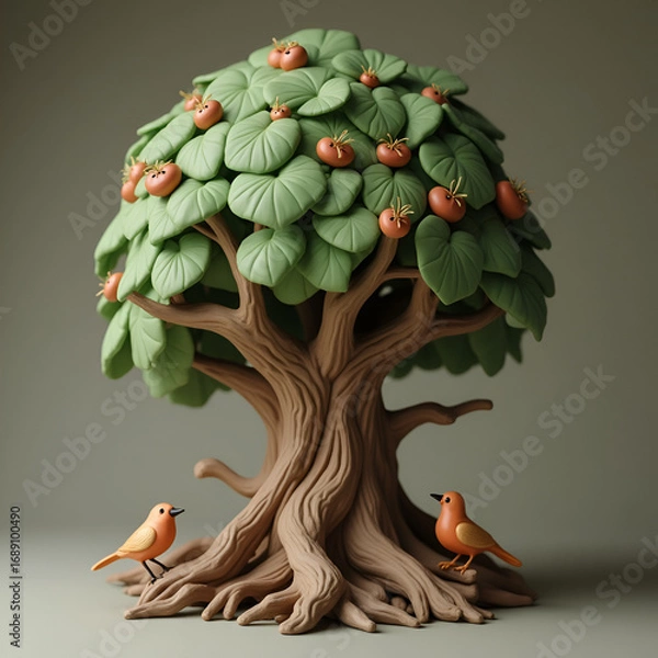 Fototapeta A Clay Tree of Life