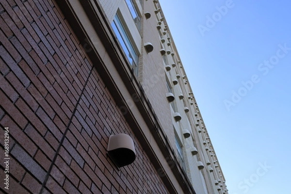 Fototapeta 下から見た無数の換気口