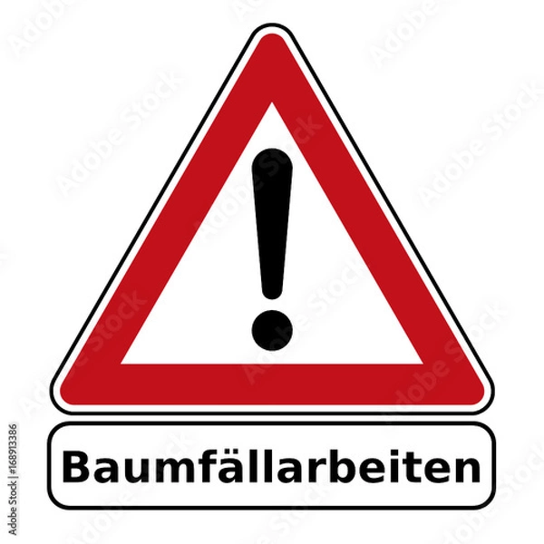 Obraz Baumfällarbeiten