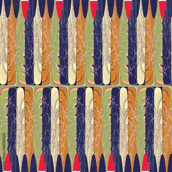 Fototapeta Fabric pattern, graphic design, decoration, colors