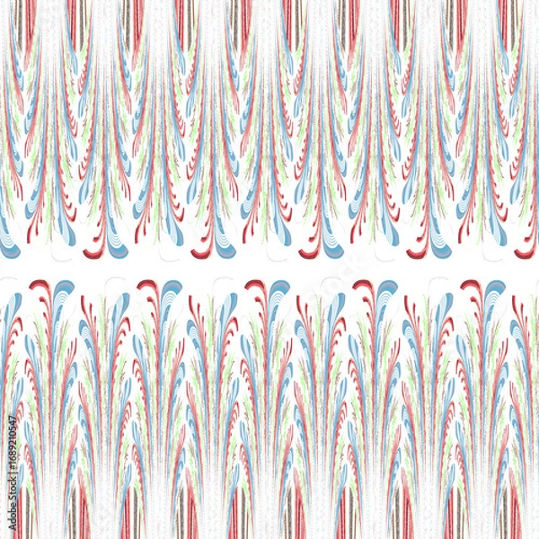 Fototapeta Fabric pattern, graphic design, decoration, colors