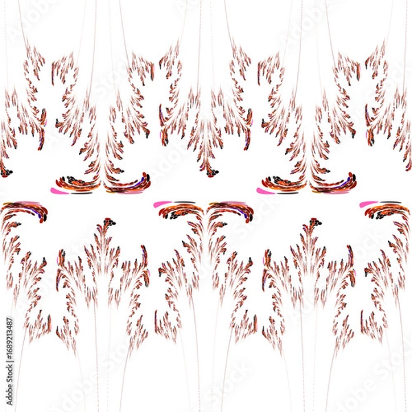 Fototapeta Fabric pattern, graphic design, decoration, colors