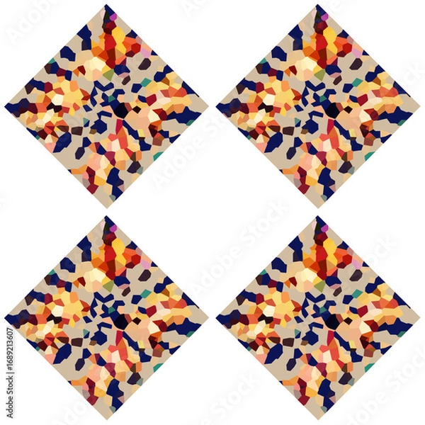 Obraz Fabric pattern, graphic design, decoration, colors