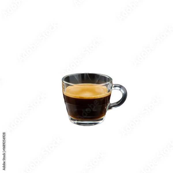 Obraz Espresso cup isolated on transparent background