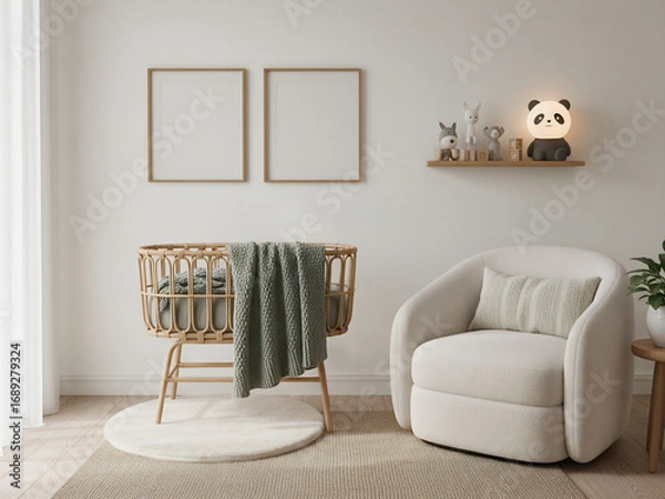 Fototapeta kids frame mockup