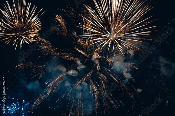 Obraz Niesamowite kolorowe fajerwerki