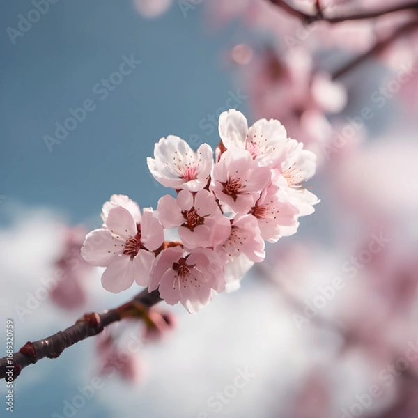 Obraz Cherry Blossom Serenity: Nature’s Gentle Awakening