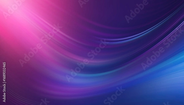 Fototapeta Abstract neon background with bright neon lines and rays, scene.