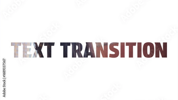 Fototapeta Animated Titles with Transitions