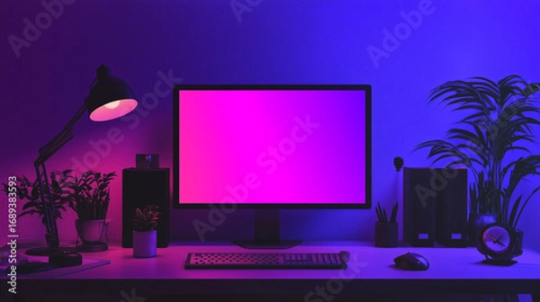 Obraz AI Age Youtuber Background Collection