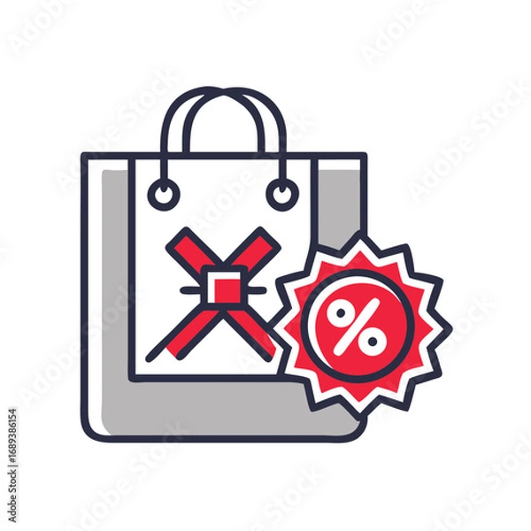 Obraz Black Friday Shopping Icon