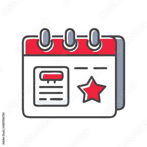 Obraz Booking Calendar Icon