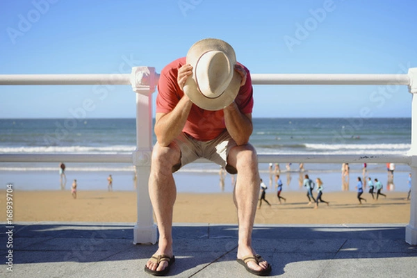 Obraz Desperate tourist