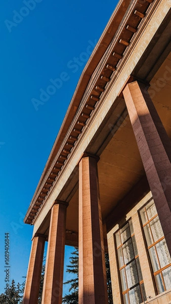 Obraz old brick building