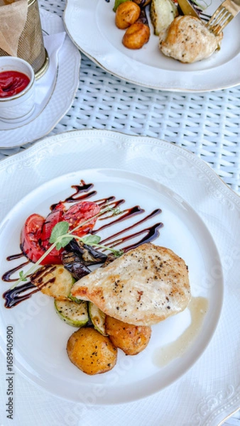 Obraz grilled chicken breast