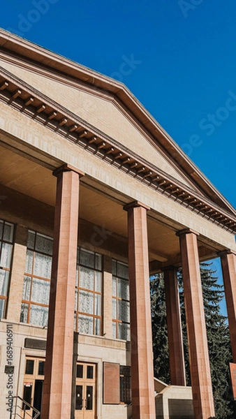 Obraz old brick building