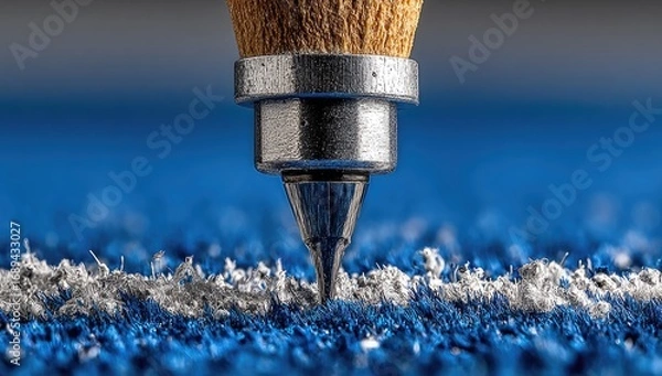 Fototapeta Precision Cutting Tool at Work