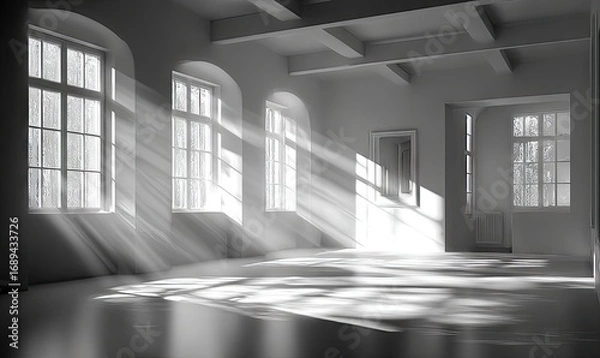 Fototapeta Light Streaming Through Windows