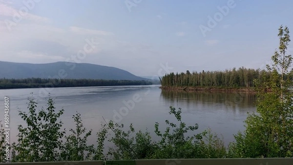 Obraz lake and mountains