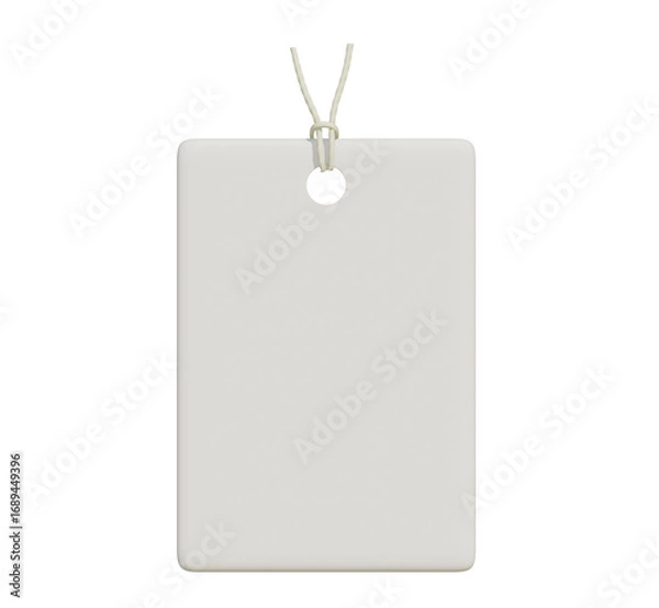 Obraz blank price tag