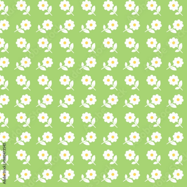Fototapeta seamless pattern with flowers