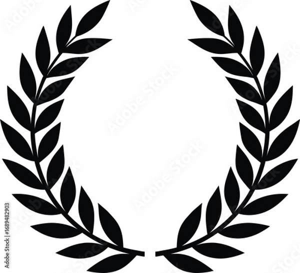 Obraz Laurel Wreath Silhouette