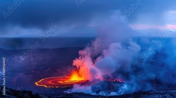 Obraz fire in the forest